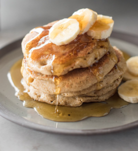 BEST banana oat pancakes