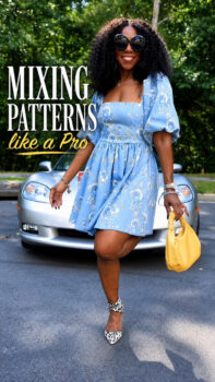 Mixing patterns like a pro.